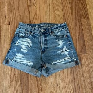 American eagle mom jeans shorts
